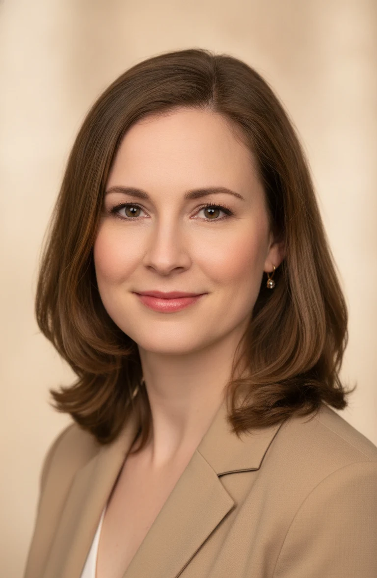 Portrait Anna Muster, Steuerberaterin bei Kanzlei Muster